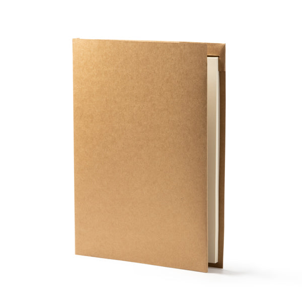 Stamina Yasper recycled cardboard folder in beige, ready for logo printing