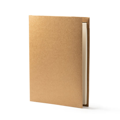 Stamina Yasper recycled cardboard folder in beige, ready for logo printing