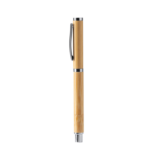 Stamina Pirgo bamboo ball pen in bamboo, ready for laser engraving