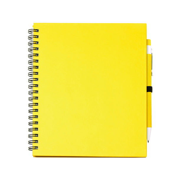 Stamina Leynax spiral ring notebook in yellow, ready for logo printing