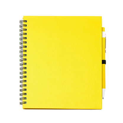 Stamina Leynax spiral ring notebook in yellow, ready for logo printing