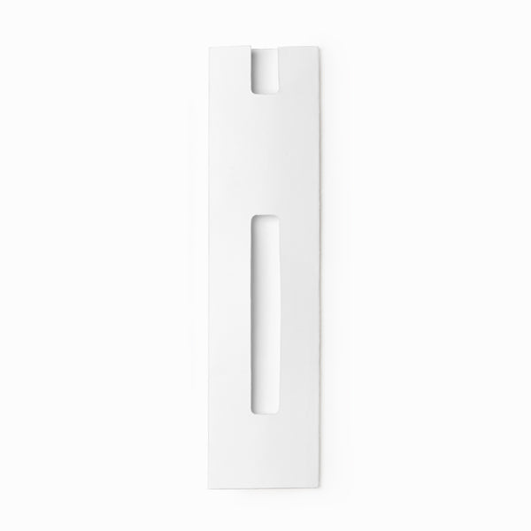 Stamina Burton cardboard ball pen in white, ready for logo printing