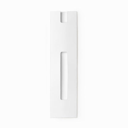 Stamina Burton cardboard ball pen in white, ready for logo printing