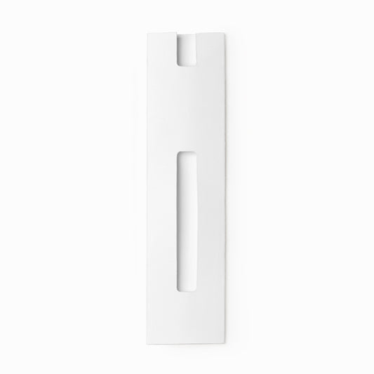 Stamina Burton cardboard ball pen in white, ready for logo printing