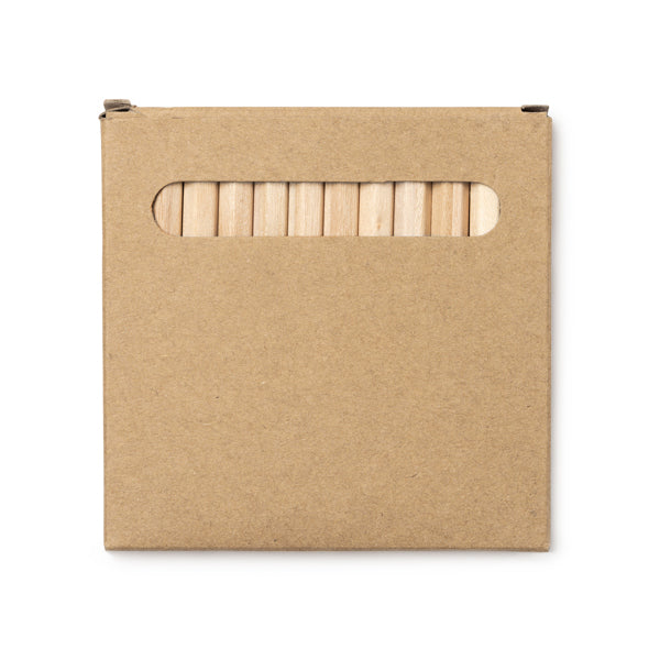 Stamina Koel wood writing set in beige, ready for logo printing