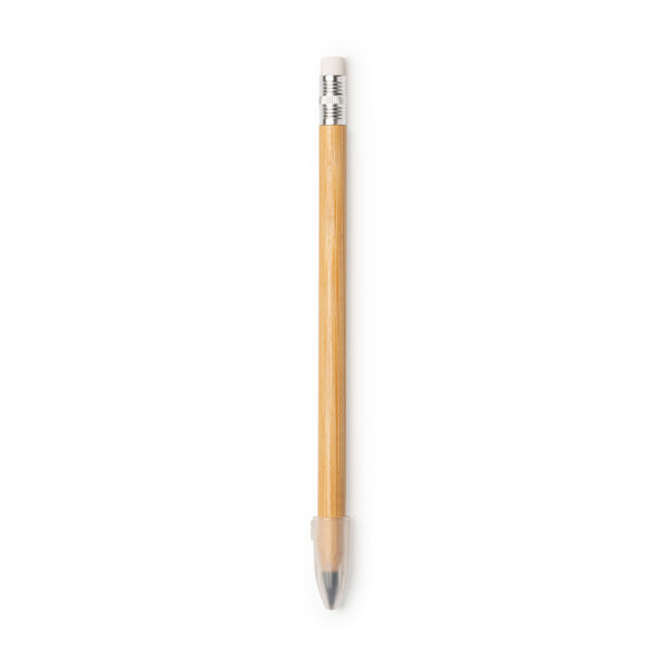 Stamina Tikun bamboo pencil in beige, ready for laser engraving