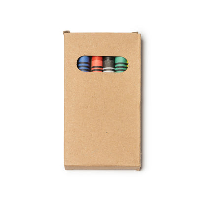 Stamina Boreal cardboard writing set in beige, ready for logo printing