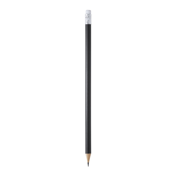 Stamina Couvet wood pen in black, ready for logo printing