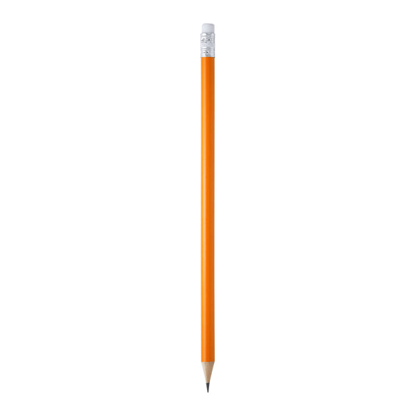 Stamina Couvet wood pen in orange, ready for logo printing