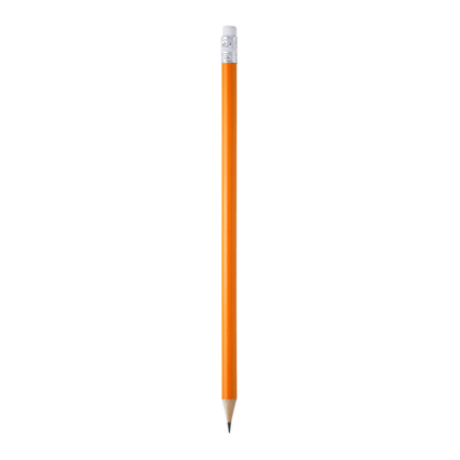 Stamina Couvet wood pen in orange, ready for logo printing