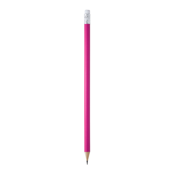Stamina Couvet wood pen in fuchsia, ready for logo printing