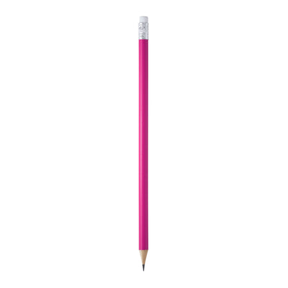 Stamina Couvet wood pen in fuchsia, ready for logo printing