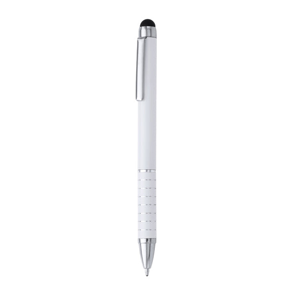 Stamina Canaima aluminium pen in white, ready for logo printing