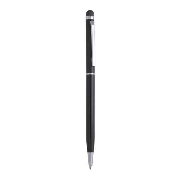 Stamina Baume aluminium pen in black, ready for laser engraving