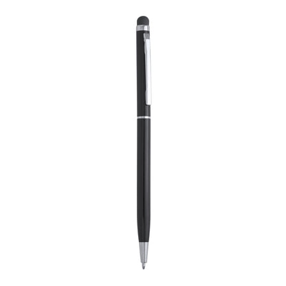 Stamina Baume aluminium pen in black, ready for laser engraving