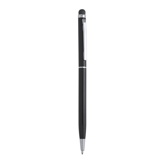Stamina Baume aluminium pen in black, ready for laser engraving