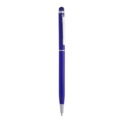 Stamina Baume aluminium pen in royal blue, ready for laser engraving