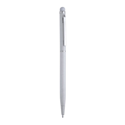 Stamina Baume aluminium pen in silver, ready for laser engraving