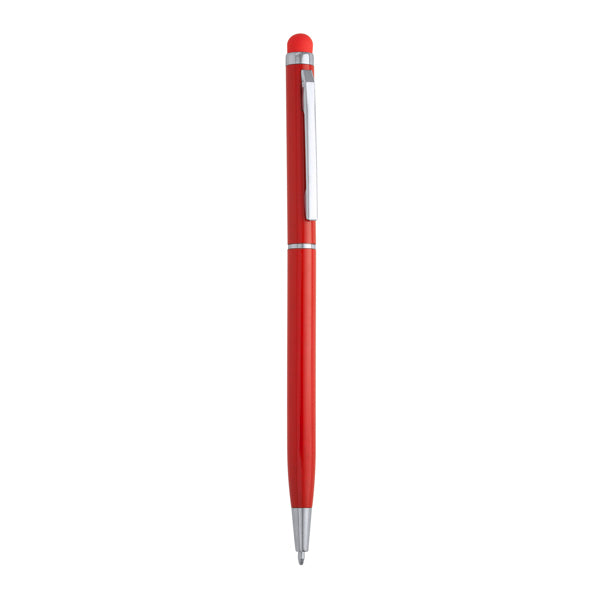Stamina Baume aluminium pen in red, ready for laser engraving