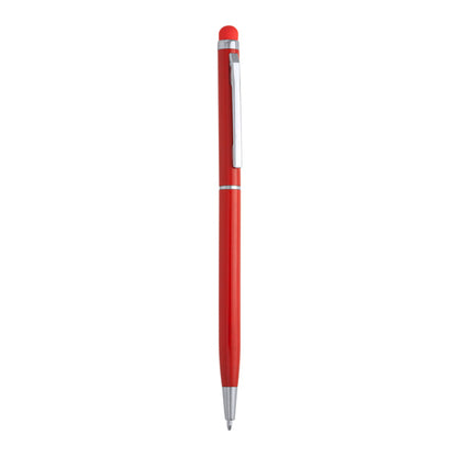 Stamina Baume aluminium pen in red, ready for laser engraving