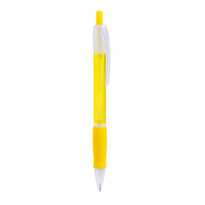 Stamina Ontario push ball pen in yellow, ready for logo printing