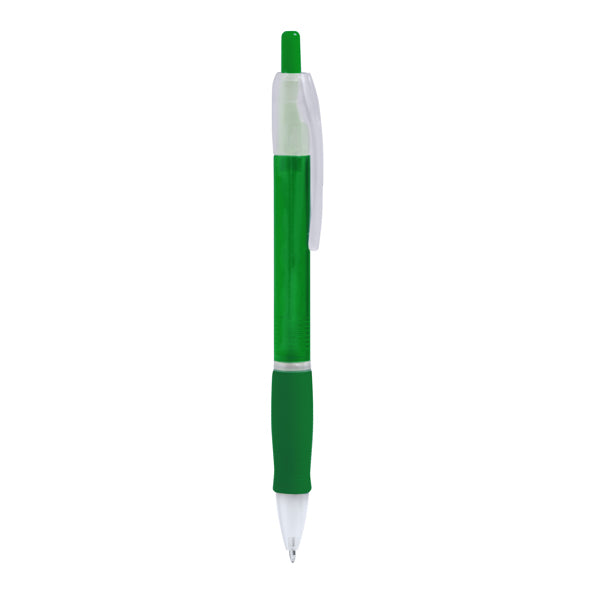Stamina Ontario push ball pen in fern green, ready for logo printing