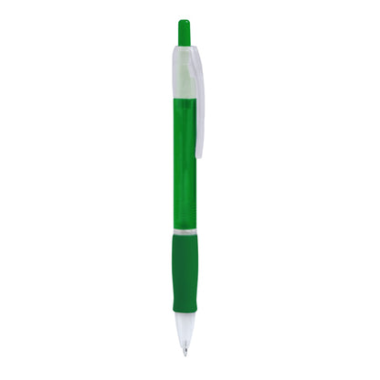 Stamina Ontario push ball pen in fern green, ready for logo printing