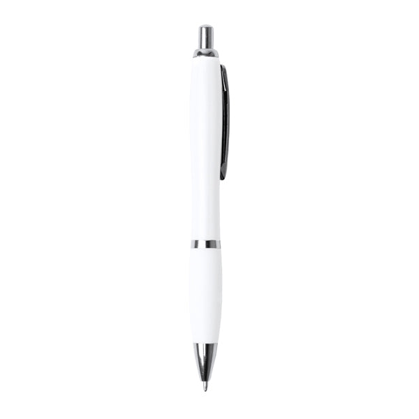 Stamina Merlin aBS pen in white, ready for logo printing