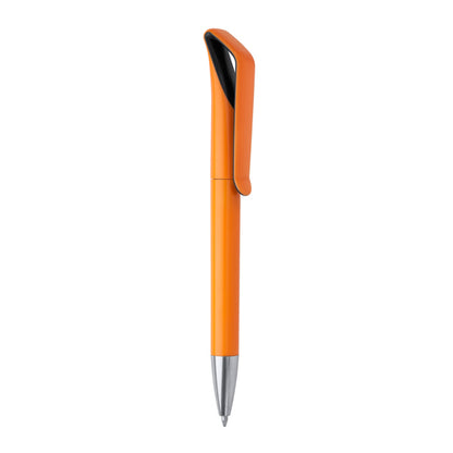 Stamina Irati aBS pen in black/orange, ready for logo printing