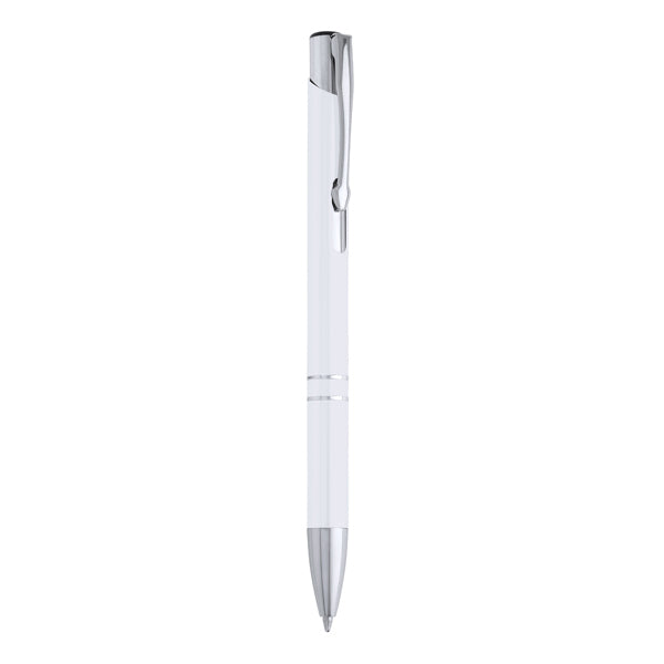 Stamina Ardenes ballpoint pen in white, ready for logo printing