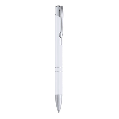 Stamina Ardenes ballpoint pen in white, ready for logo printing