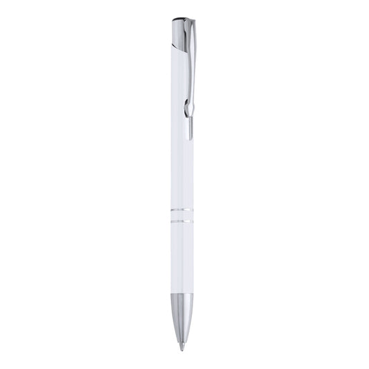 Stamina Ardenes ballpoint pen in white, ready for logo printing