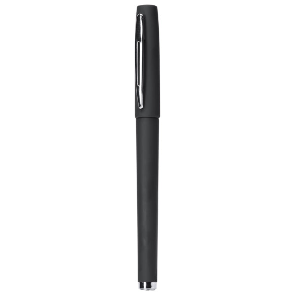 Stamina Roller Coloma plastic and metal pen in black, ready for logo printing