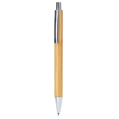 Stamina Tucuma bamboo and plastic pen in beige, ready for laser engraving