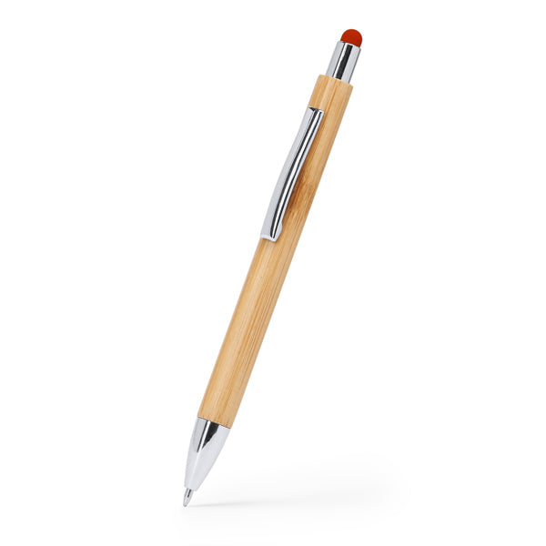 Stamina Pampa bamboo and metal pen, ready for laser engraving