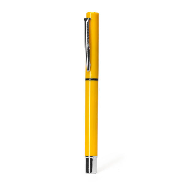 Stamina Yama plastic and metal pen in yellow, ready for logo printing