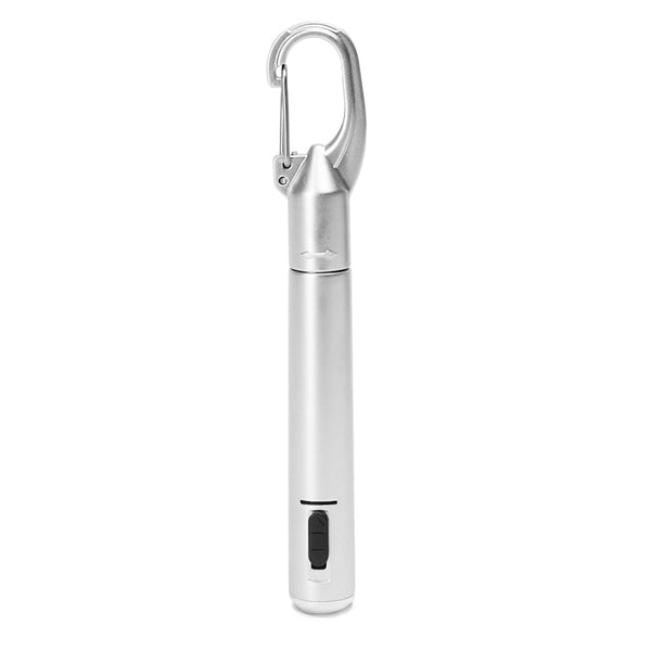 Stamina Araya plastic pen in silver, ready for logo printing