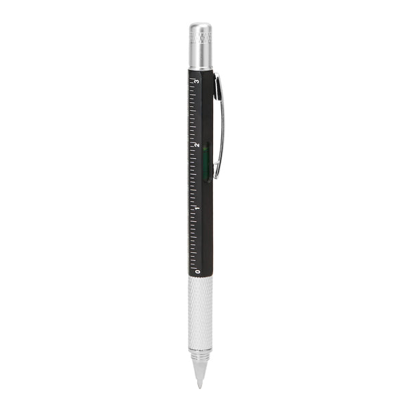 Stamina Kanchan aluminium pen in black, ready for logo printing