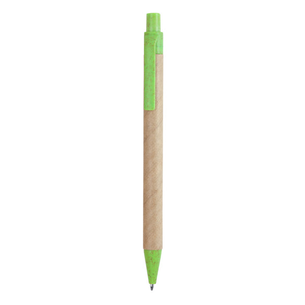 Stamina Grove recycled cardboard pen in oasis green, ready for logo printing