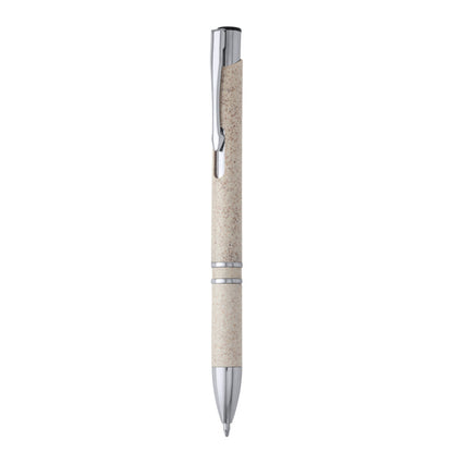 Stamina Hayedo wheat fibre and ABS pen in beige, ready for logo printing