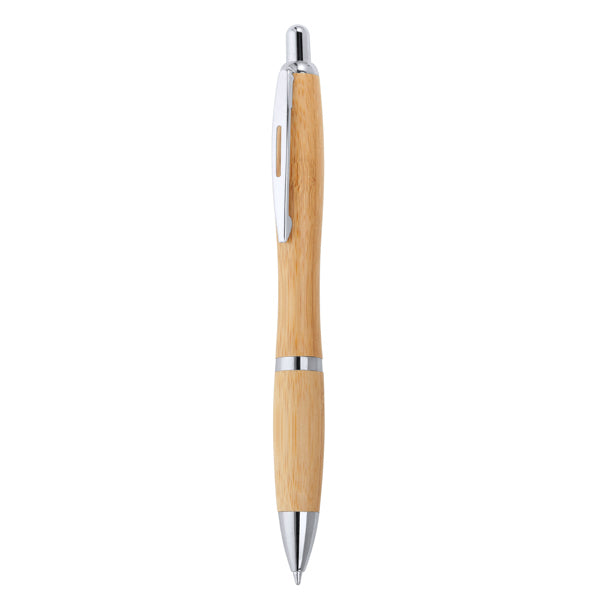 Stamina Sagano push-button pen in silver, ready for laser engraving