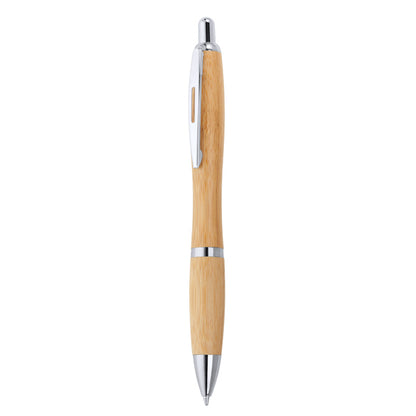 Stamina Sagano push-button pen in silver, ready for laser engraving
