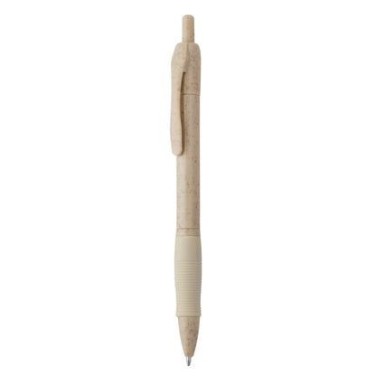 Stamina Hana wheat fibre and ABS pen in beige, ready for logo printing