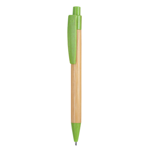 Stamina Stoa wheat fibre pen in oasis green/beige, ready for laser engraving