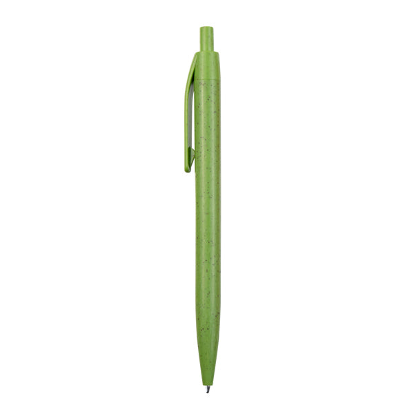 Stamina Kamut wheat fibre and ABS pen in oasis green, ready for logo printing