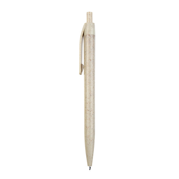 Stamina Kamut wheat fibre and ABS pen in beige, ready for logo printing