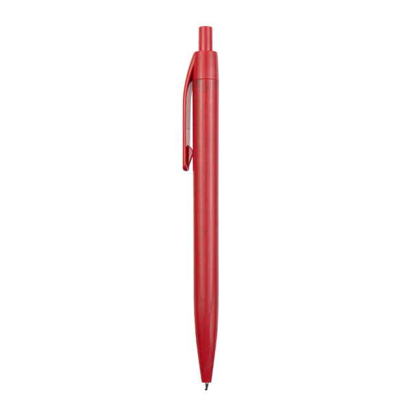 Stamina Kamut wheat fibre and ABS pen in red, ready for logo printing