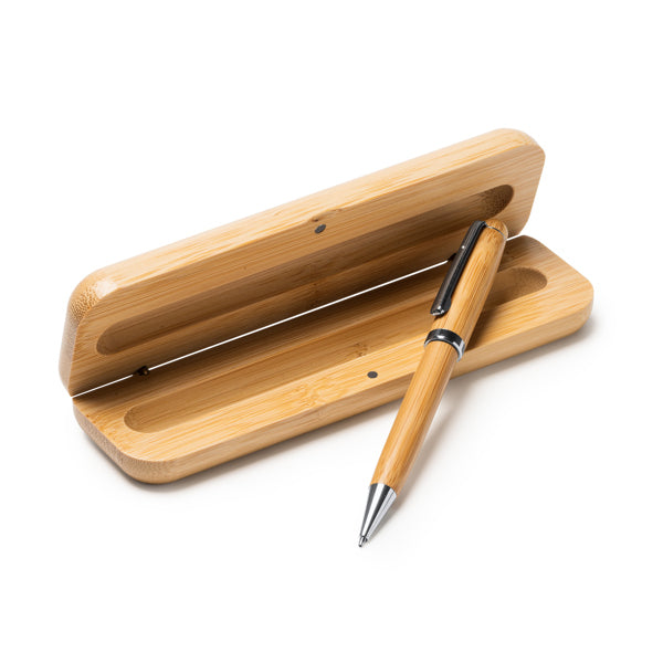 Stamina Bodoni bamboo ball pen, ready for laser engraving