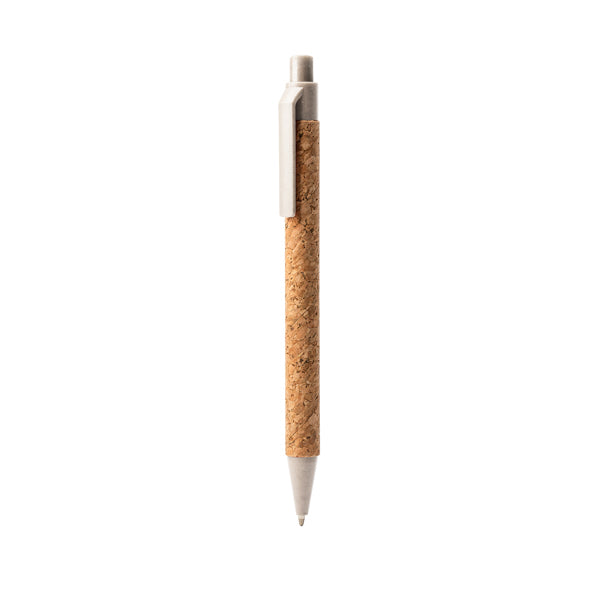 Stamina Comper cork and wheat fibre pen in beige, ready for logo printing