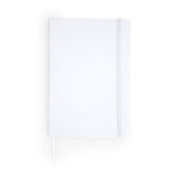 Stamina Alba notebook A5 in white, ready for logo printing